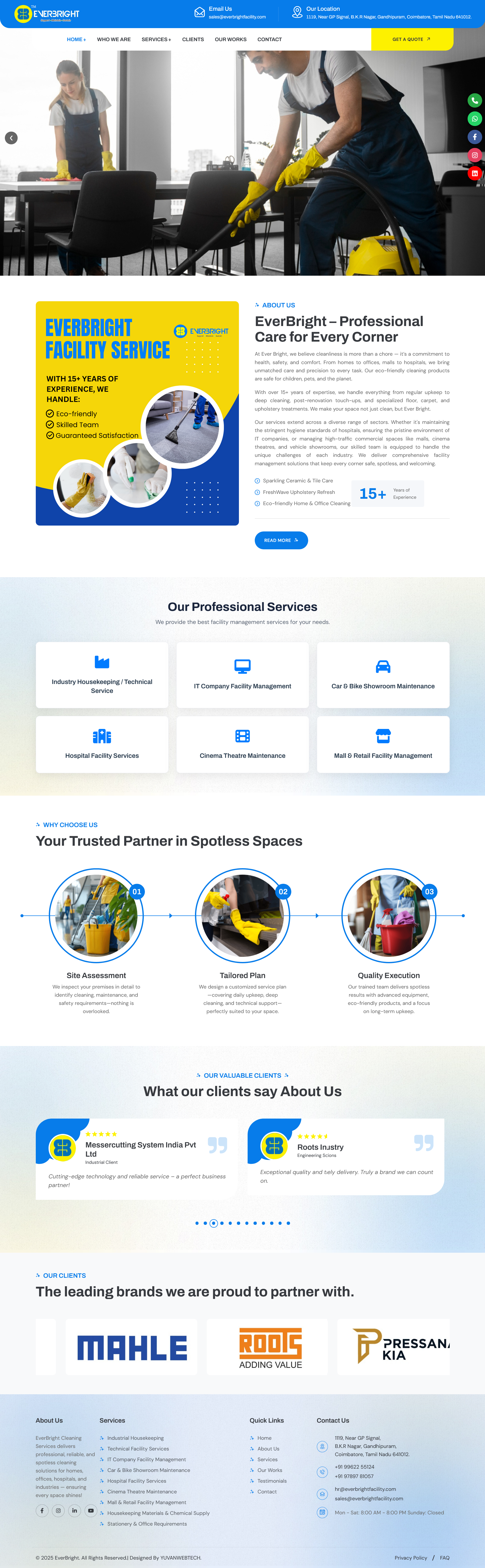 Everbright Facility Management - Trusted Cleaning Experts Network interface presentation